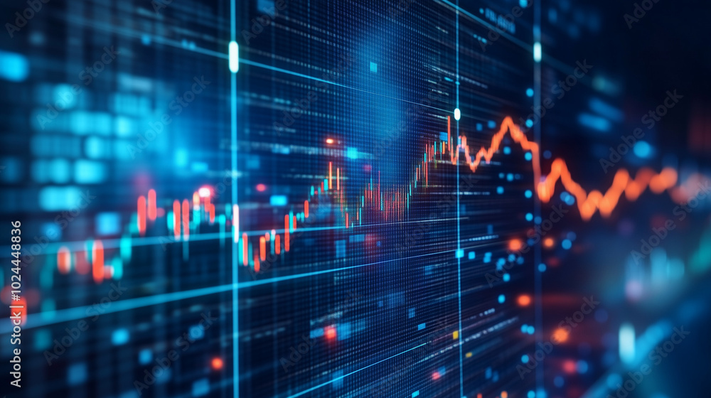 Bond market analysts predicting future interest rates and bond yields using AI-driven tools, visualizing data patterns and financial trends to forecast economic impacts and investment opportunities in Bond market analysts predicting future interest rates and bond yields using AI-driven tools, visualizing data patterns and financial trends to forecast economic impacts and investment opportunities in