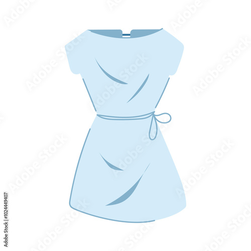 surgery hospital gown patient cartoon. examination privacy, modesty infection, protection fit surgery hospital gown patient sign. isolated symbol vector illustration