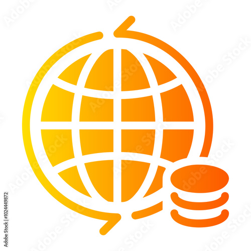globalization Gradient icon