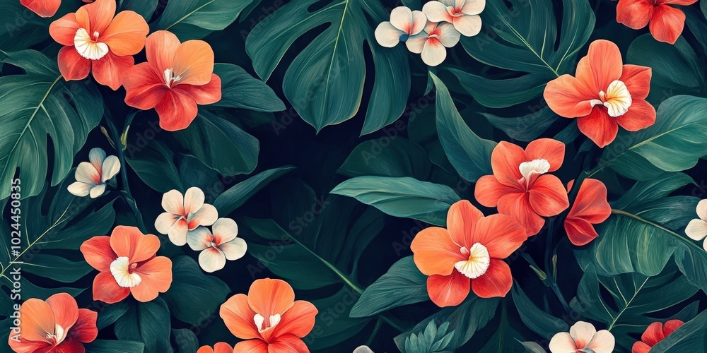 Tropical Floral Paradise Tropical Floral Paradise