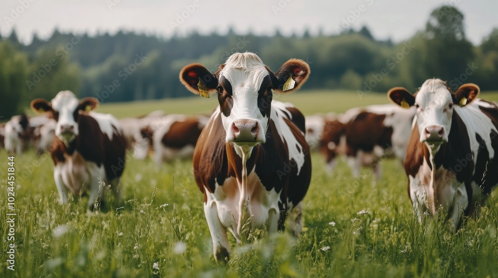 Cows in France make Gruyere milk in spring Cows in France make Gruyere milk in spring