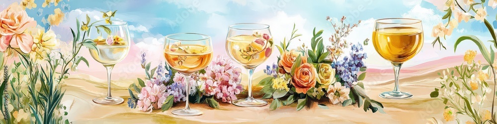 Pesach Greeting Card Set: Seder Invitation, Holiday Flyer with Israeli Flora and Spring Feast Pesach Greeting Card Set: Seder Invitation, Holiday Flyer with Israeli Flora and Spring Feast