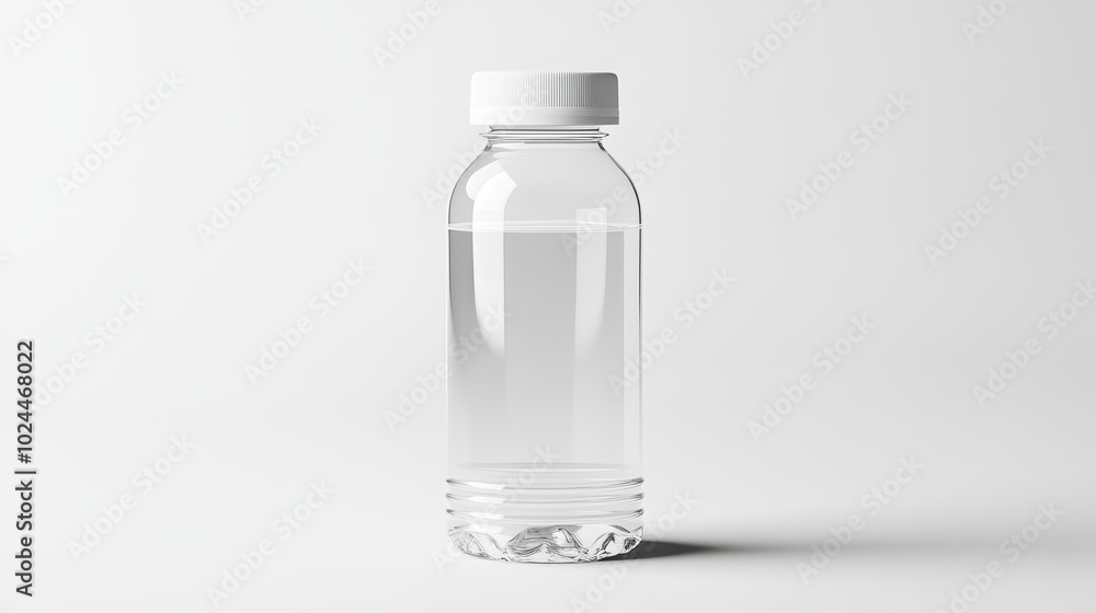 Water bottle isolated on a white background with clipping path. Water bottle isolated on a white background with clipping path.