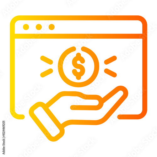 lender Line Gradient Icon