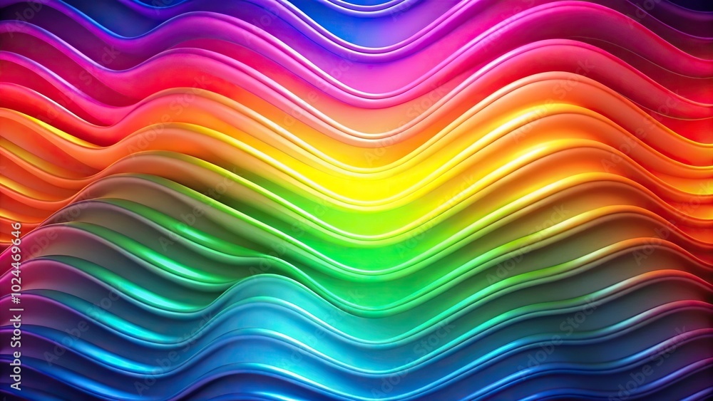 Macro abstract colorful neon gradient wallpaper background with wavy rainbow colors Macro abstract colorful neon gradient wallpaper background with wavy rainbow colors