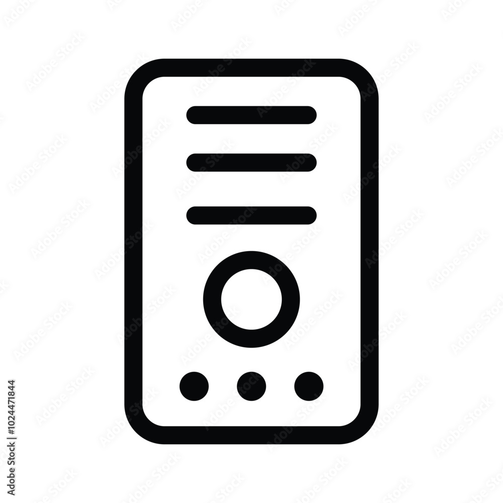 Central processing unit vector design, ready to use icon Central processing unit vector design, ready to use icon