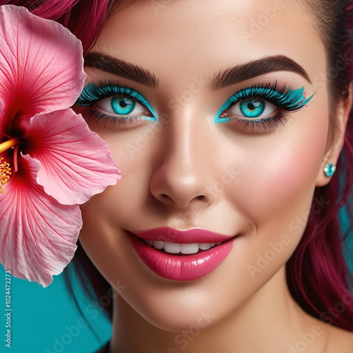 Descubre la belleza del cabello teñido en tonos vibrantes
