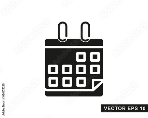 Calendar Icon isolated symbol