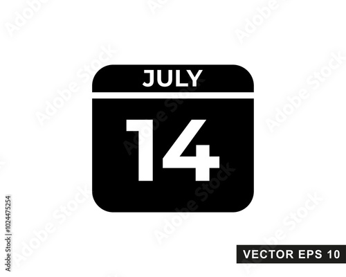Calendar Icon isolated symbol