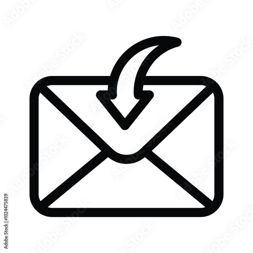 An envelope representing email communication and message sending