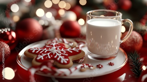 A delightful pairing, freshly baked cookies and refreshing glass of milk indulge