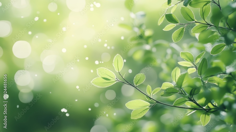 Vivid green leaves, a closeup of nature's vibrant tapestry Vivid green leaves, a closeup of nature's vibrant tapestry