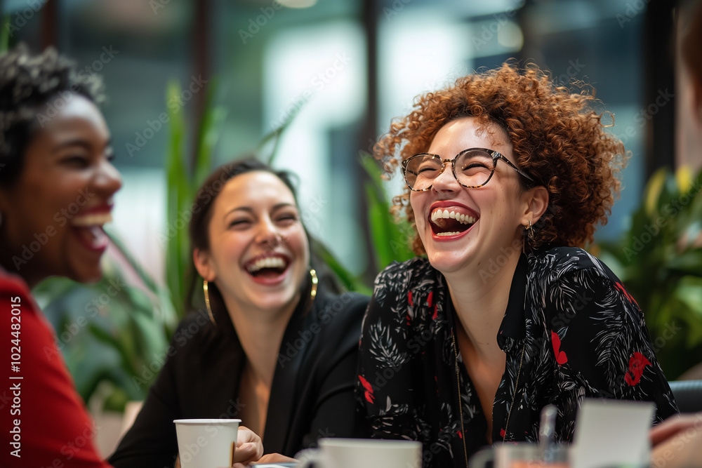 Joyful Friends Laughing Together: A Moment of Pure Happiness Joyful Friends Laughing Together: A Moment of Pure Happiness