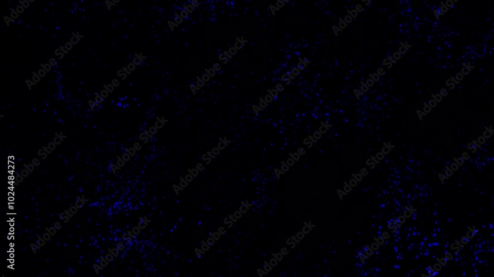 Abstract motion graphics animated background. Blue Christmas abstract particles dot sparkles. Abstract floating particle background with copy space Abstract motion graphics animated background. Blue Christmas abstract particles dot sparkles. Abstract floating particle background with copy space