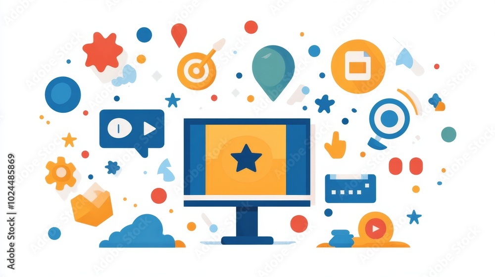 Digital Marketing Concept. Digital Marketing Concept.