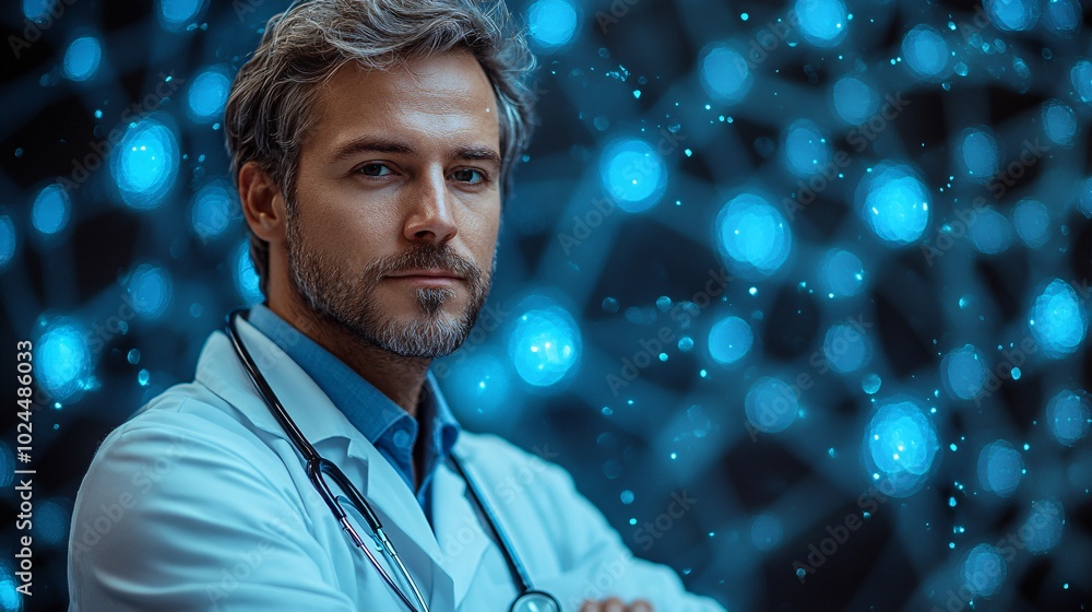 Doctor Analyzing Network Connections in Healthcare Doctor Analyzing Network Connections in Healthcare