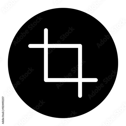 crop image icon