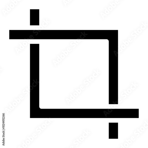 crop image icon