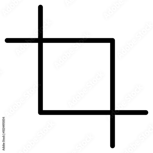crop image icon