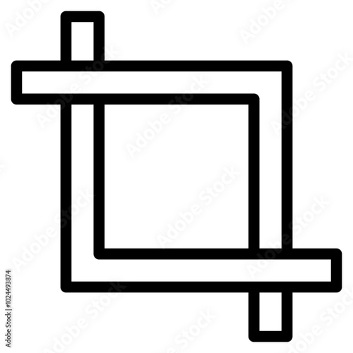 crop image icon