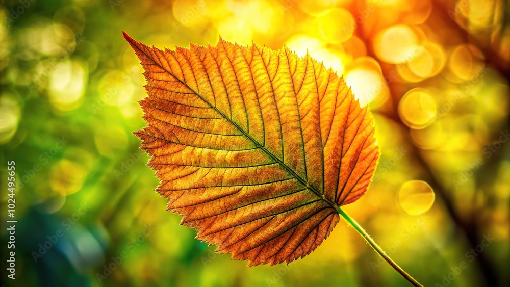 Macro shot of a leaf in a foliage nature background Macro shot of a leaf in a foliage nature background