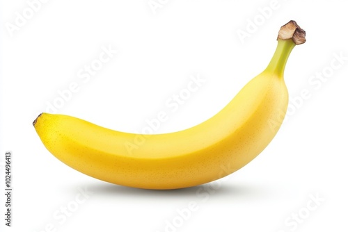 Banana isolated on white background with clipping path