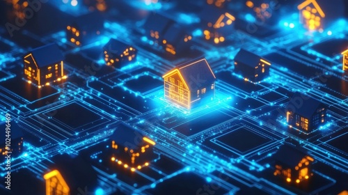 Smart Homes Connected Through Circuitry