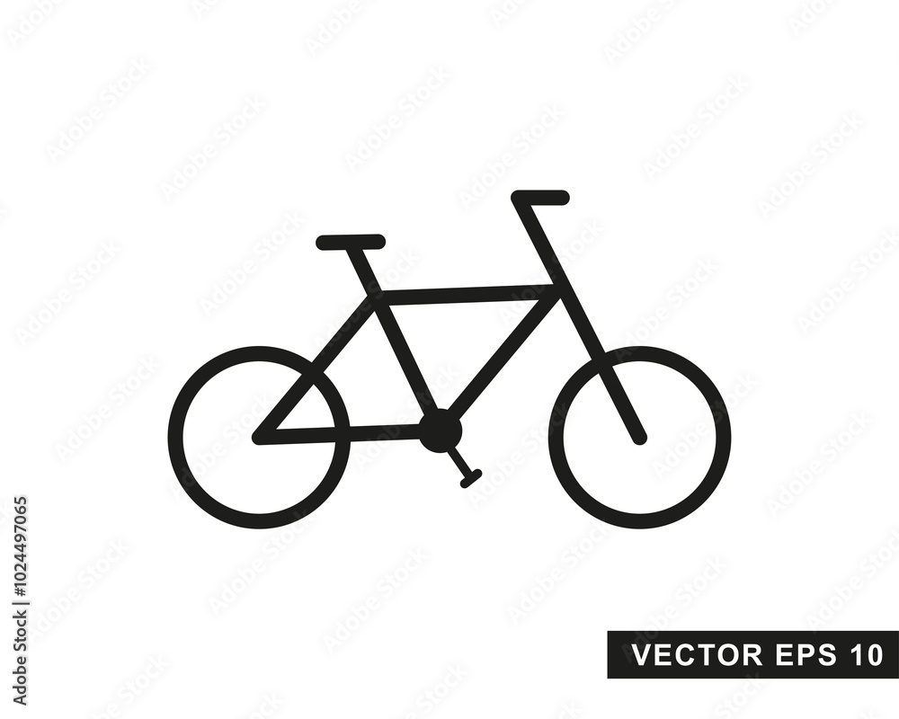 Obraz premium Bicycle icon Bicycle race symbol