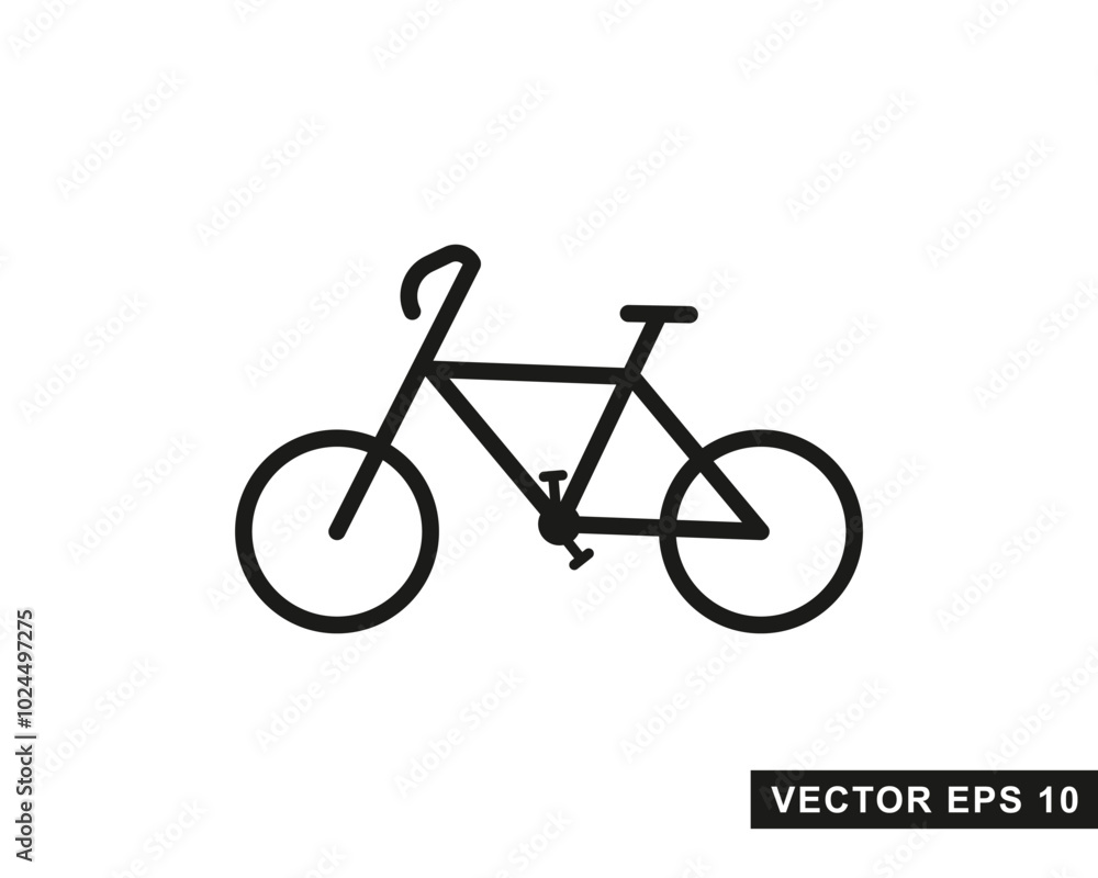 Fototapeta premium Bicycle icon Bicycle race symbol