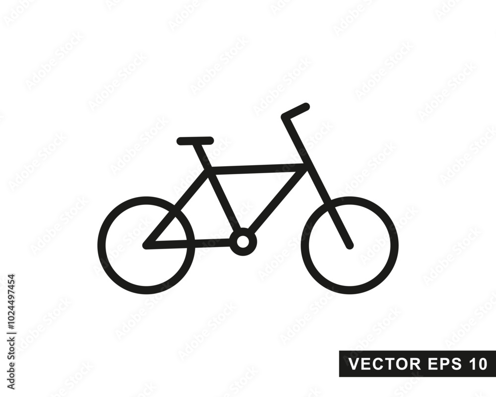 Obraz premium Bicycle icon Bicycle race symbol