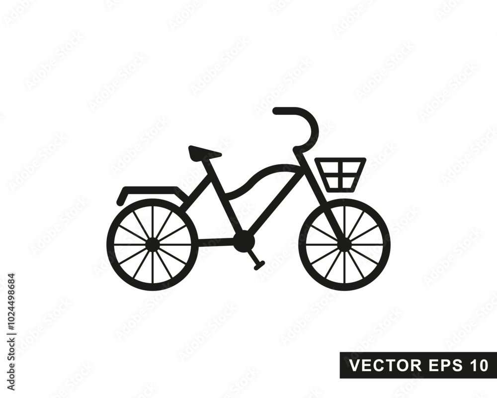 Fototapeta premium Bicycle icon Bicycle race symbol