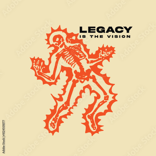 legacy is the vision t shirt design.eps