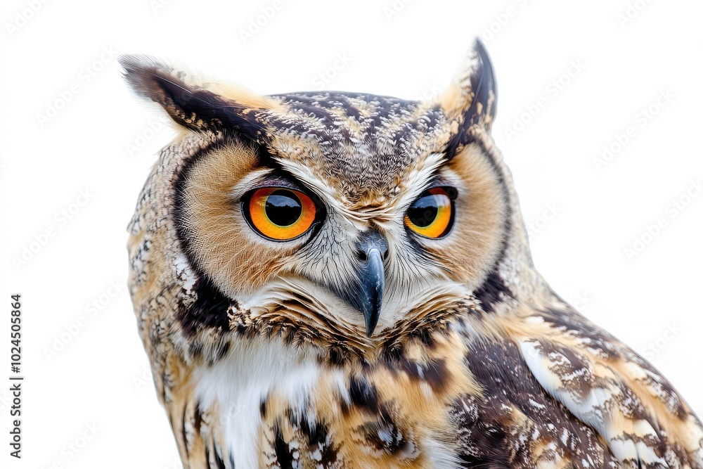Owl isolated on white background Owl isolated on white background