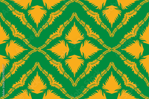 seamless pattern with leaves