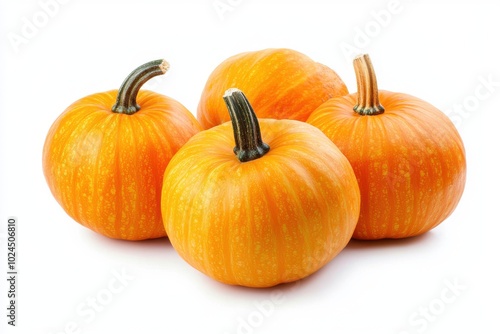 Pumpkins isolated on white background