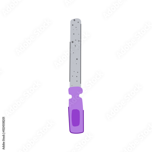 tool nail file cartoon. salon beauty, hygiene trim, maintenance accessory tool nail file sign. isolated symbol vector illustration