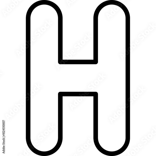 Capital H Icon