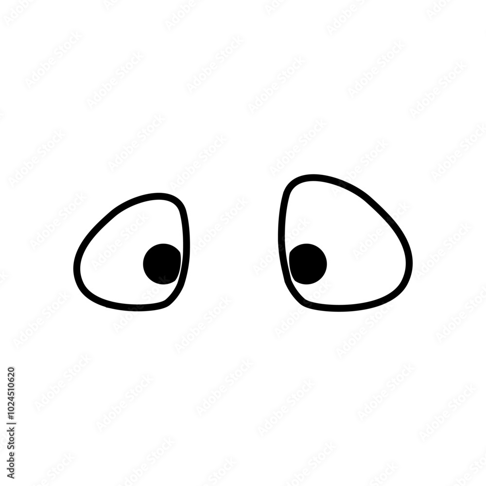 Cartoon eyes icon vector. Halloween eyes illustration sign. Eyes symbol or logo. Cartoon eyes icon vector. Halloween eyes illustration sign. Eyes symbol or logo.