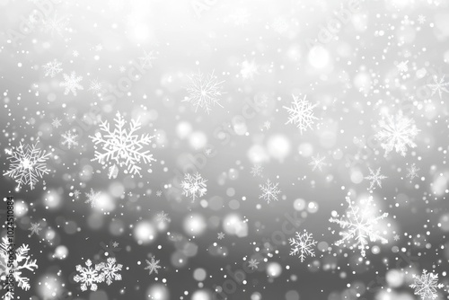 Wallpaper Mural A frosty, winter background with beautiful snowflakes. Concept for celebrations, holidays, or New Year's Eve. Torontodigital.ca