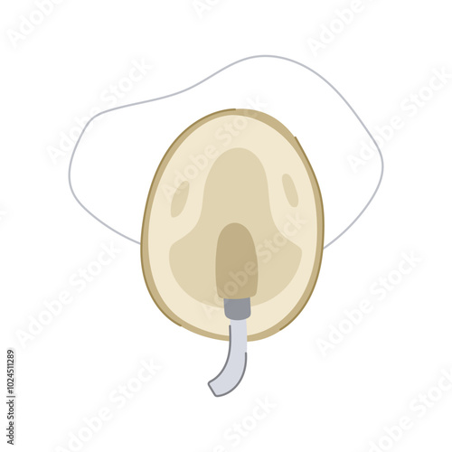 safety oxygen mask cartoon. emergency altitude, aviation medical, portable resuscitation safety oxygen mask sign. isolated symbol vector illustration