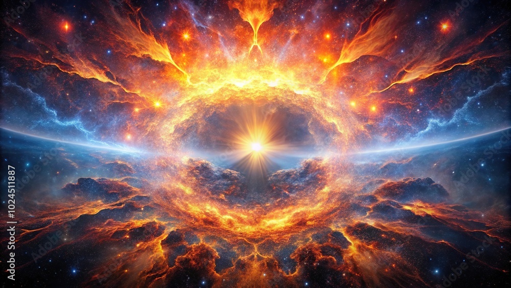 Magma erupting in cosmic space with stardust Magma erupting in cosmic space with stardust