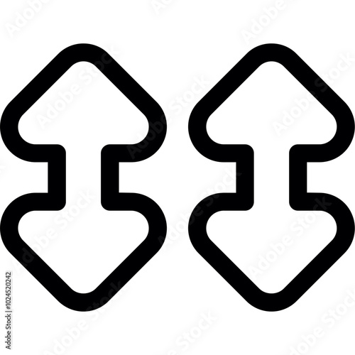 Two Arrows Icon