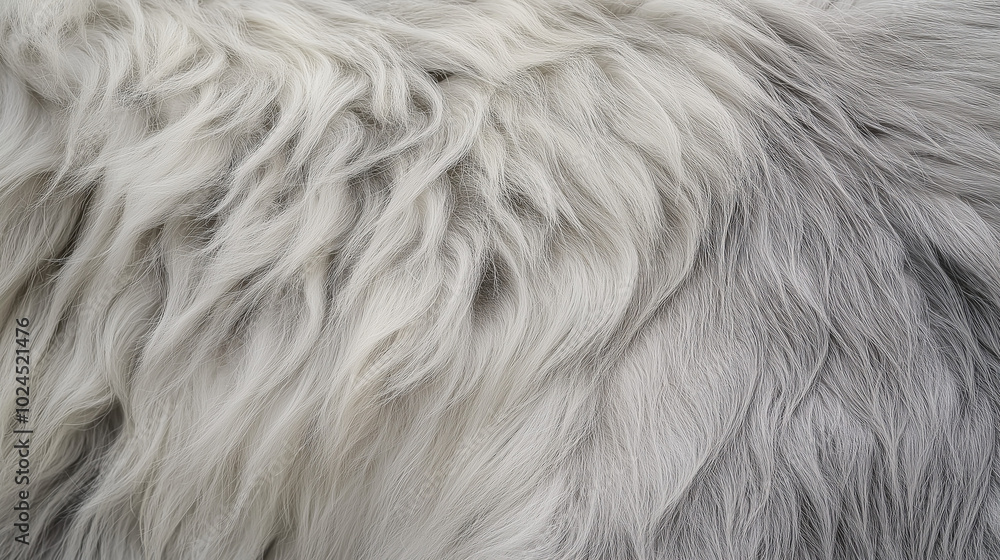 Close-up of soft cashmere wool texture, fluffy and luxurious strands, natural light grey tones, high-resolution background for fashion and textile design Close-up of soft cashmere wool texture, fluffy and luxurious strands, natural light grey tones, high-resolution background for fashion and textile design