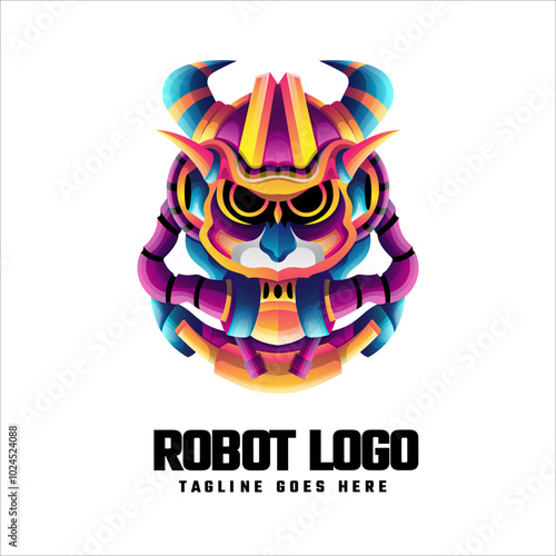 Robot Gradient Logo