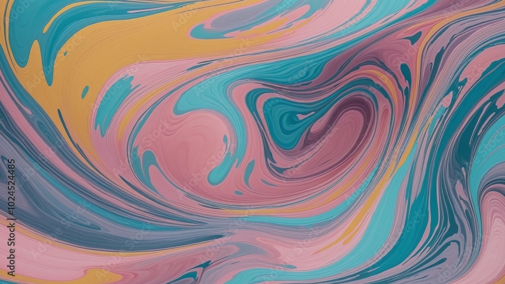 Vibrant Swirling Abstract with LightSteelBlue, Cyan, LightPink, and Gold Vibrant Swirling Abstract with LightSteelBlue, Cyan, LightPink, and Gold