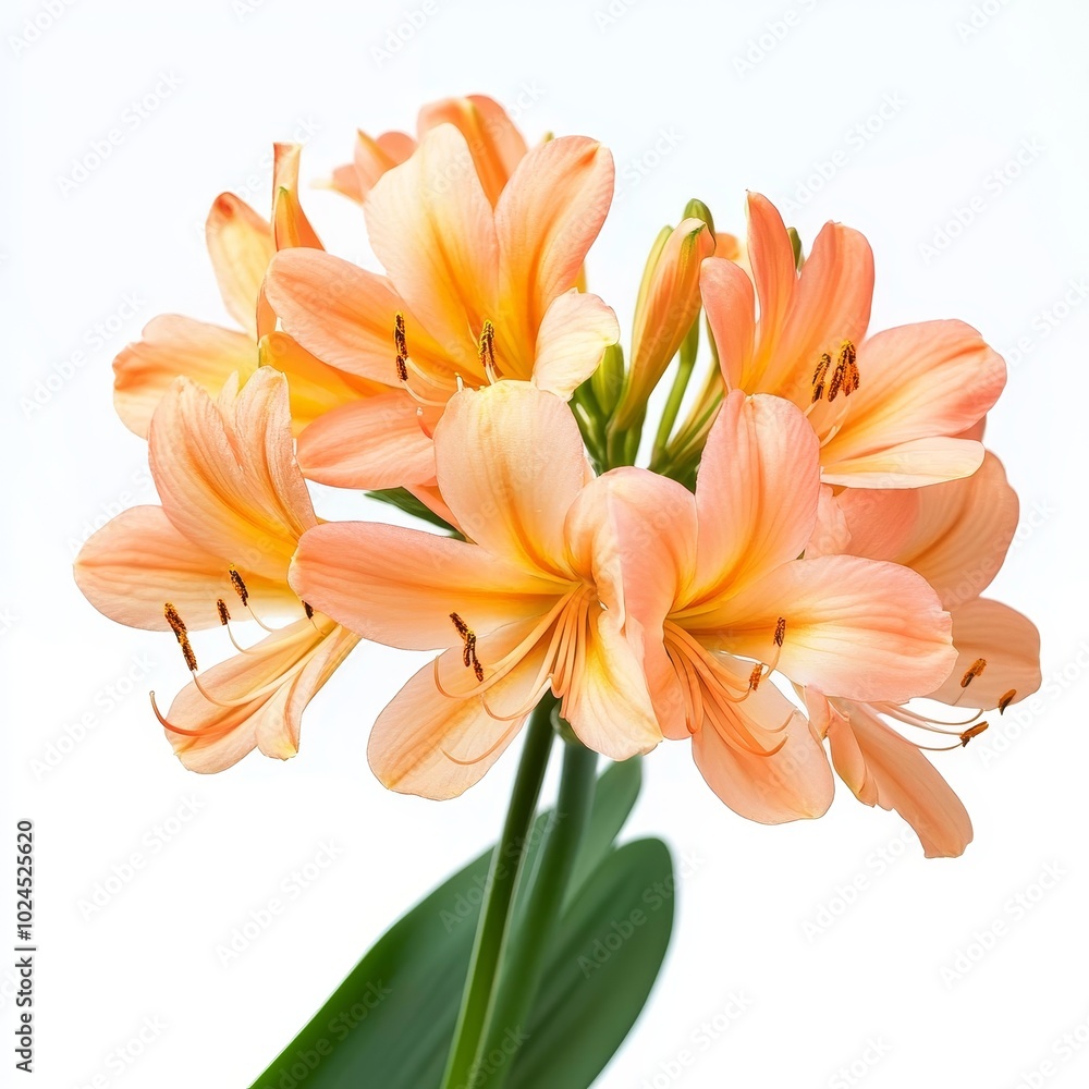 clivia flowers as design element clivia flowers as design element