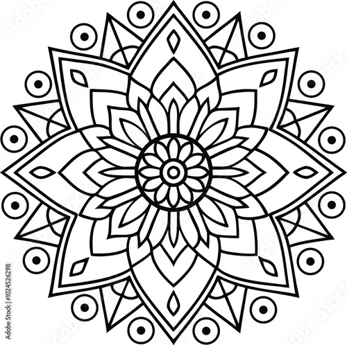 Adobe Illustrator mandala Artwork