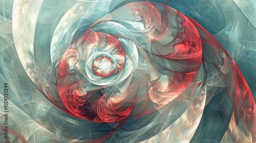 Abstract Swirling Colorful Pattern Design