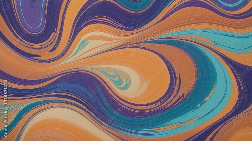 Vibrant Swirling Abstract with MediumPurple, Cyan, DarkSalmon, and Gold Vibrant Swirling Abstract with MediumPurple, Cyan, DarkSalmon, and Gold