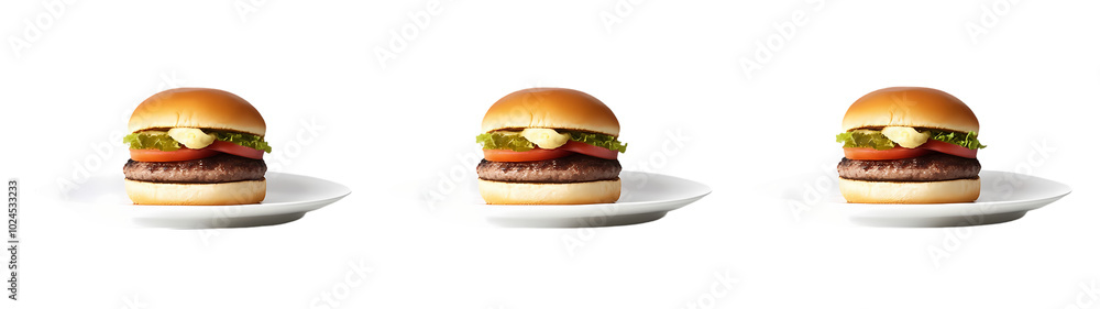 A hamburger with a hamburger on it and a picture of a hamburger A hamburger with a hamburger on it and a picture of a hamburger